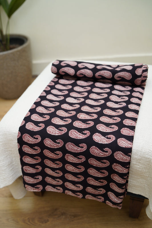 Midnight Paisleys Bagh Print Cotton Fabrics