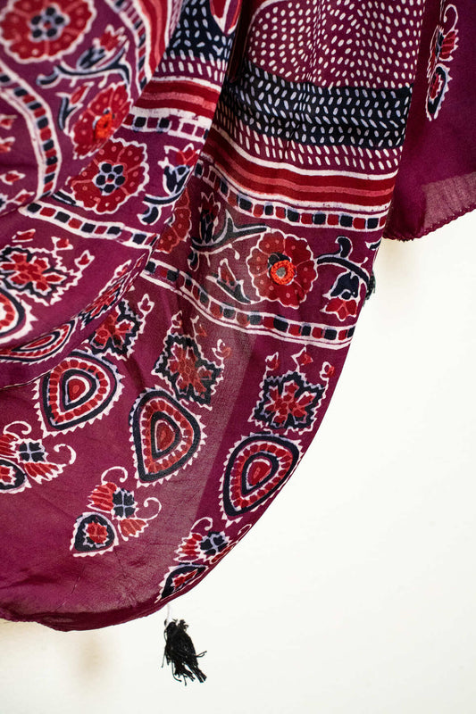 The Blooming Twilight Ajrakh Dupattas