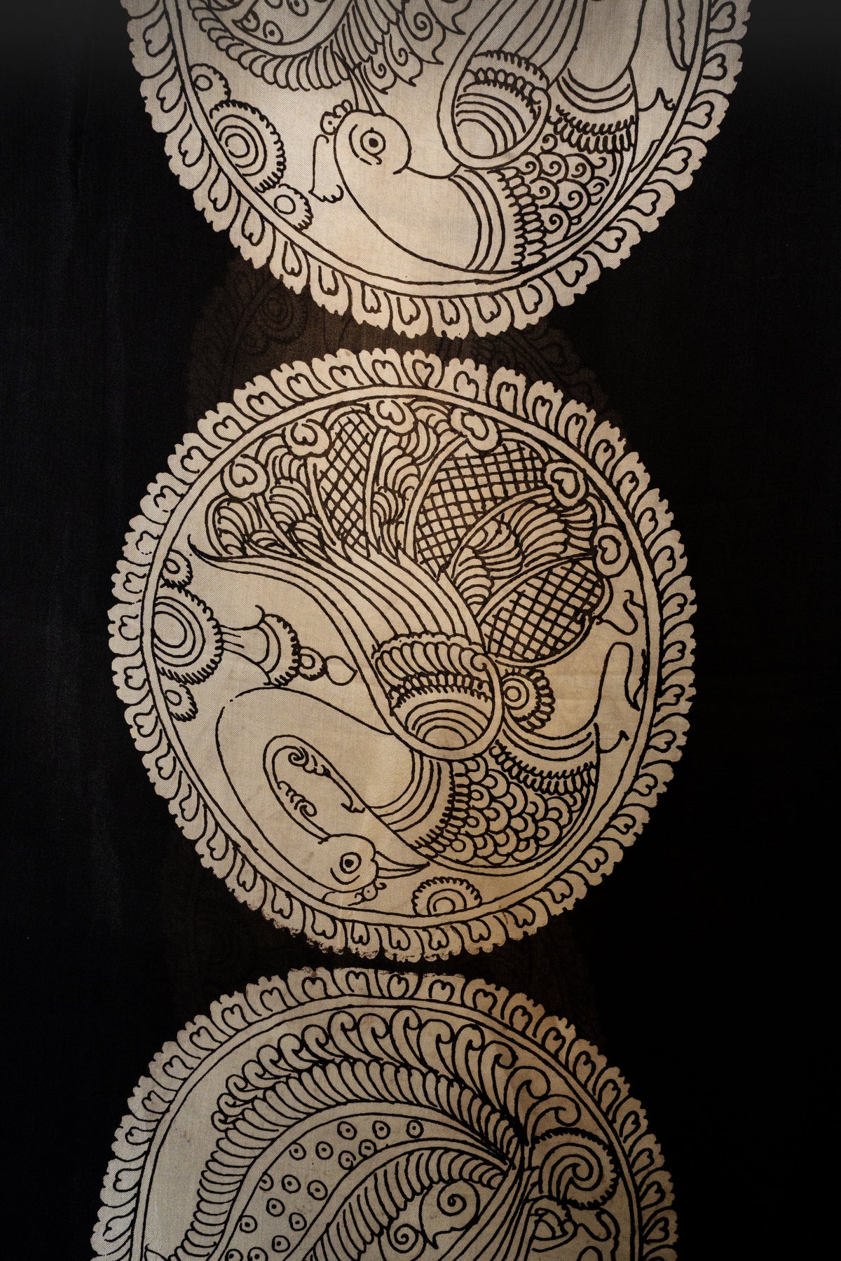 Sacred Strokes Kalamkari Dupattas