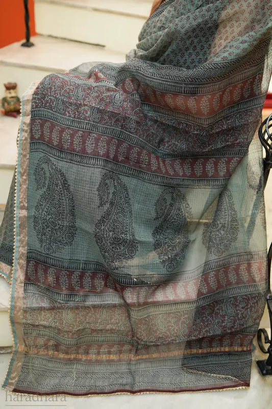 Sage in Shadow Kota Sarees