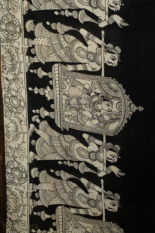 The Bridal Journey Kalamkari Dupattas
