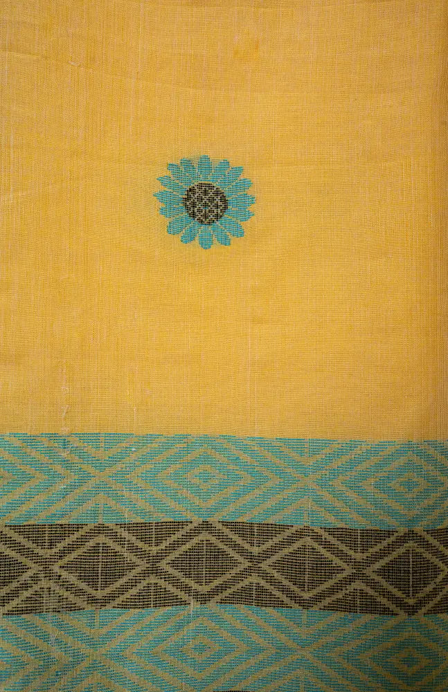 Woven Sunshine Cotton Jamdani