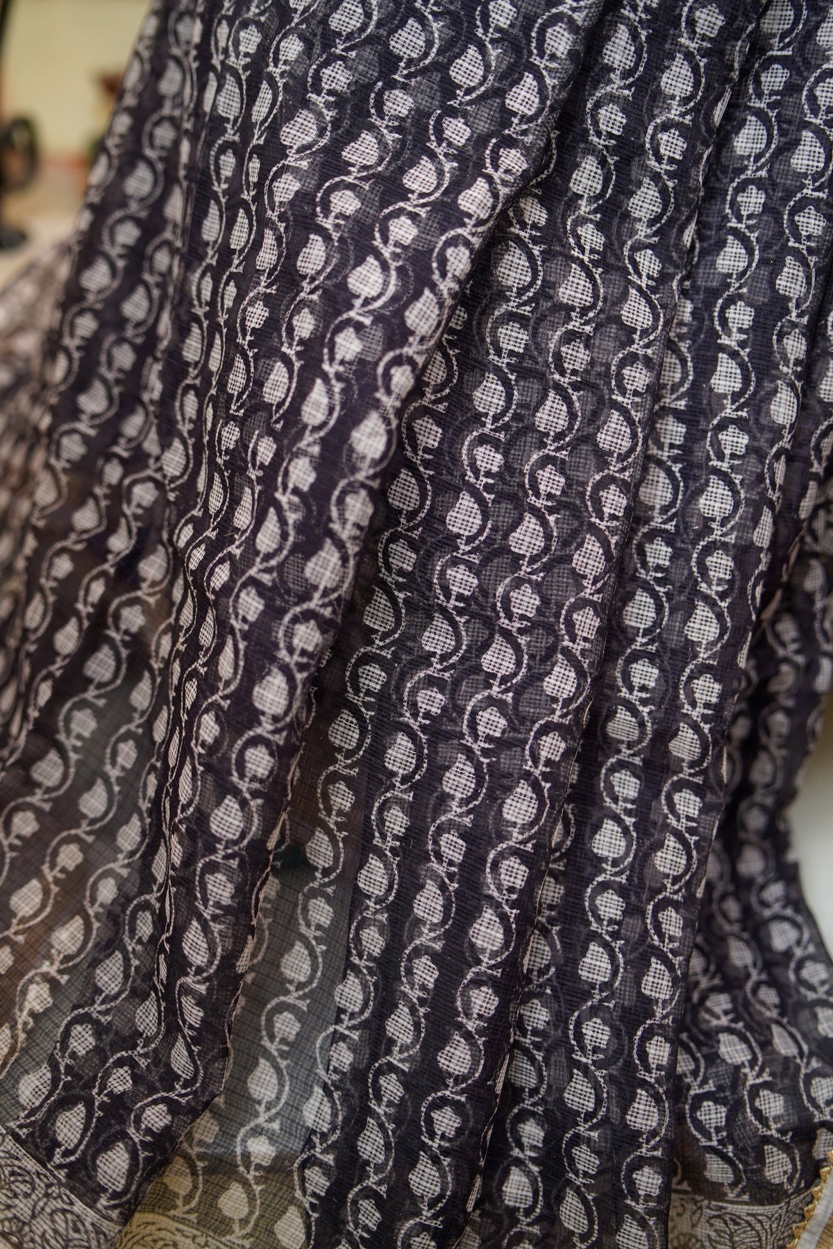 Monochrome Whispers Kota Sarees
