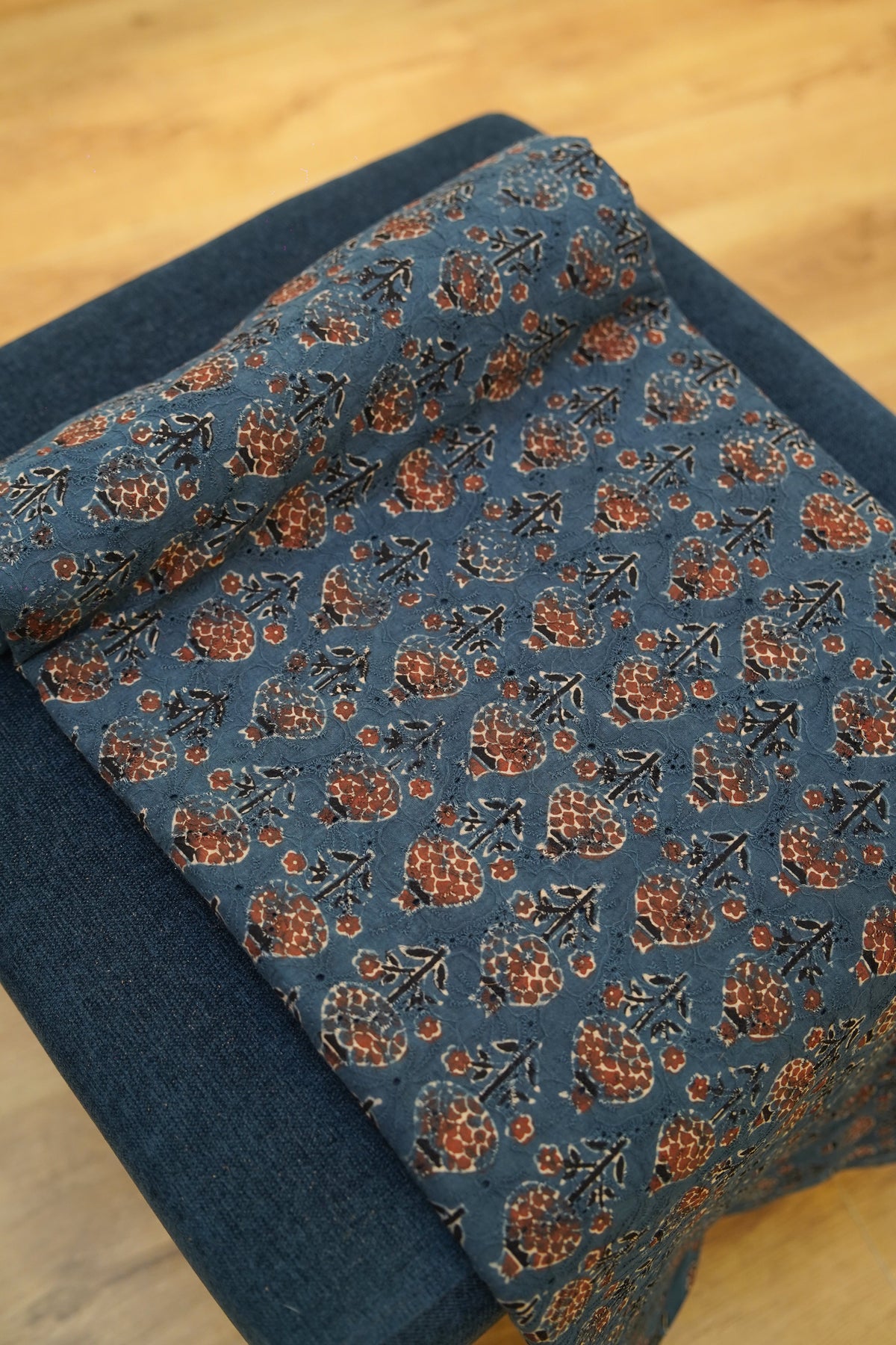 Indigo Anar Ajrakh Hakoba Fabrics