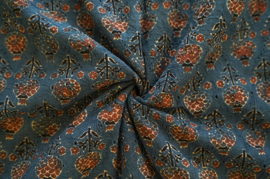 Indigo Anar Ajrakh Hakoba Fabrics