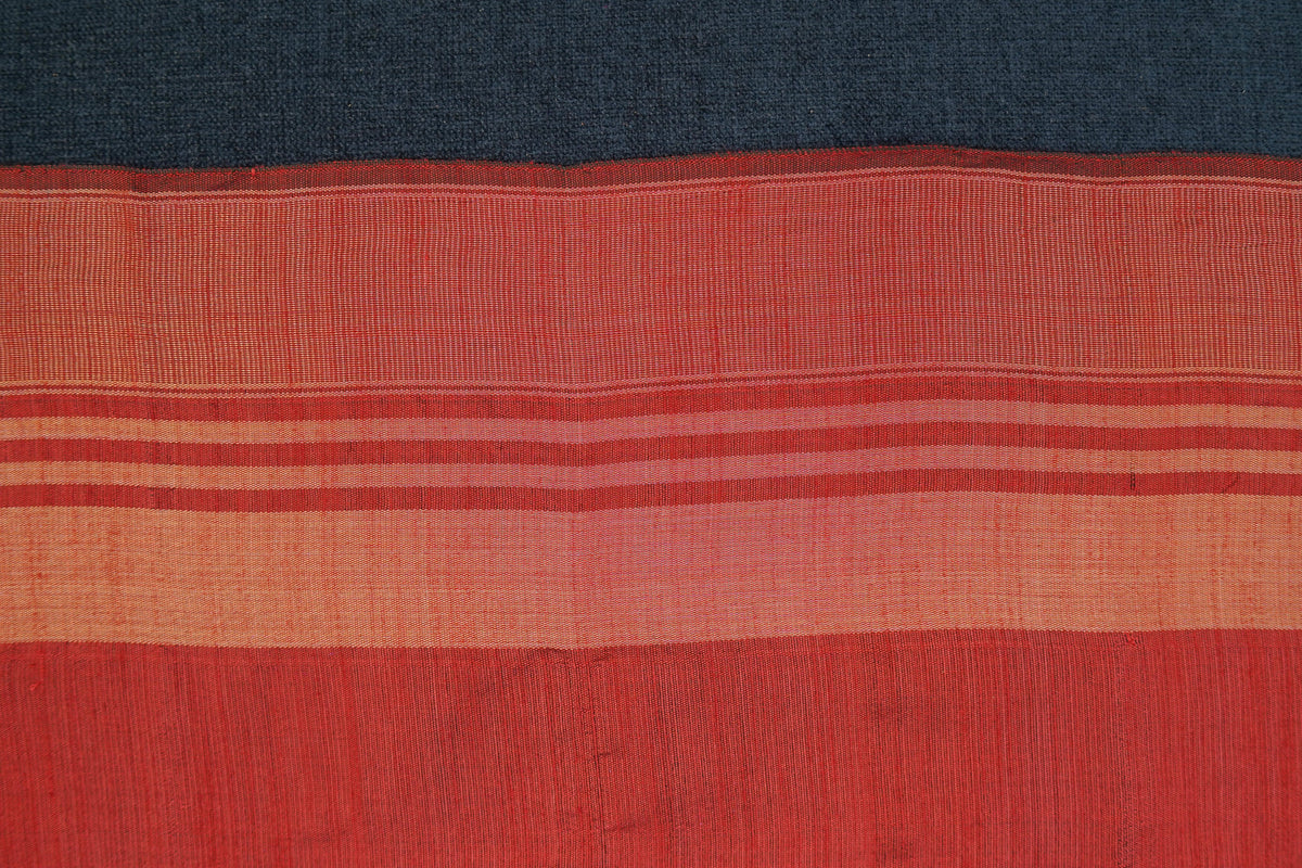 Where Blue Meets Red Raw Silk Sarees