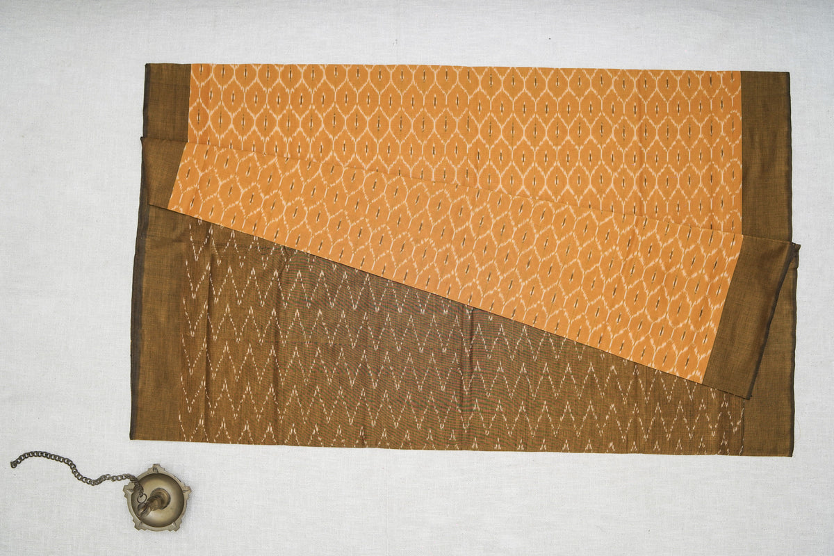 Ikkat in Harvest Light SICO Sarees