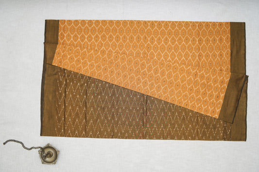 Ikkat in Harvest Light SICO Sarees