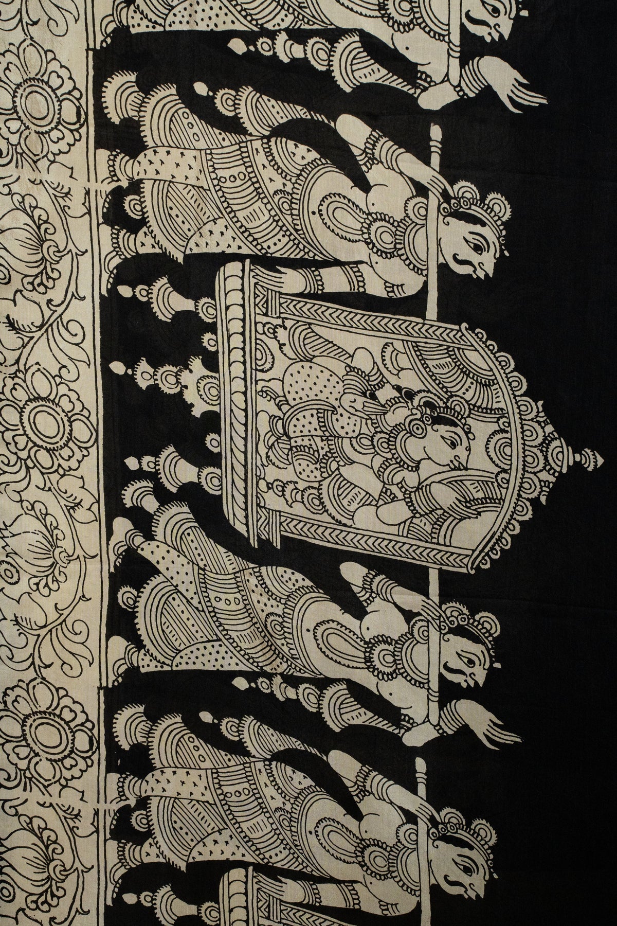 The Bridal Journey Kalamkari Dupattas