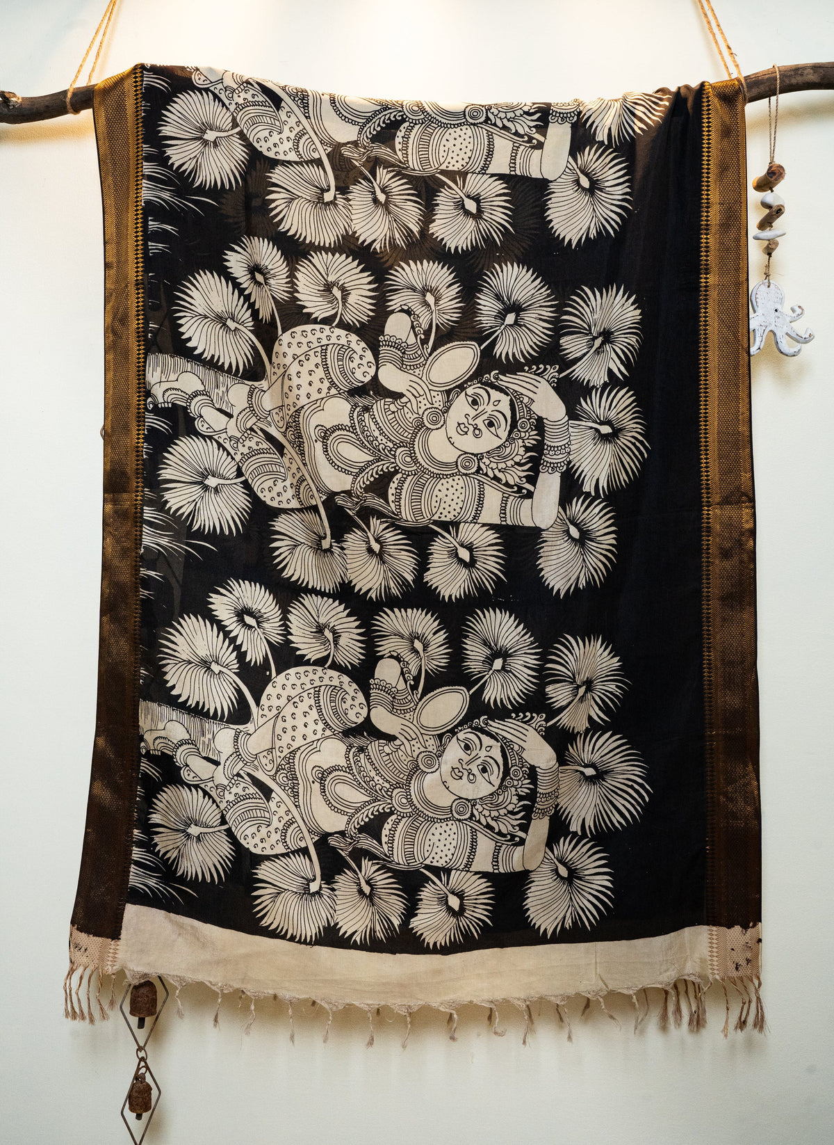 Ancient Reflections Kalamkari Dupattas