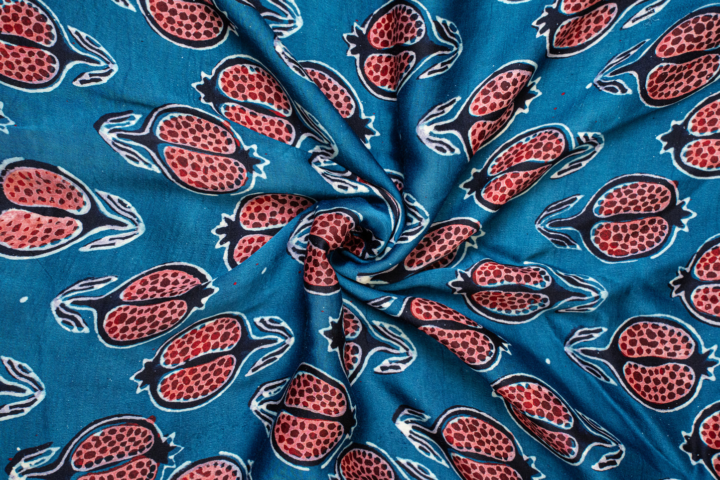 Ruby Seeds on Midnight Blue..