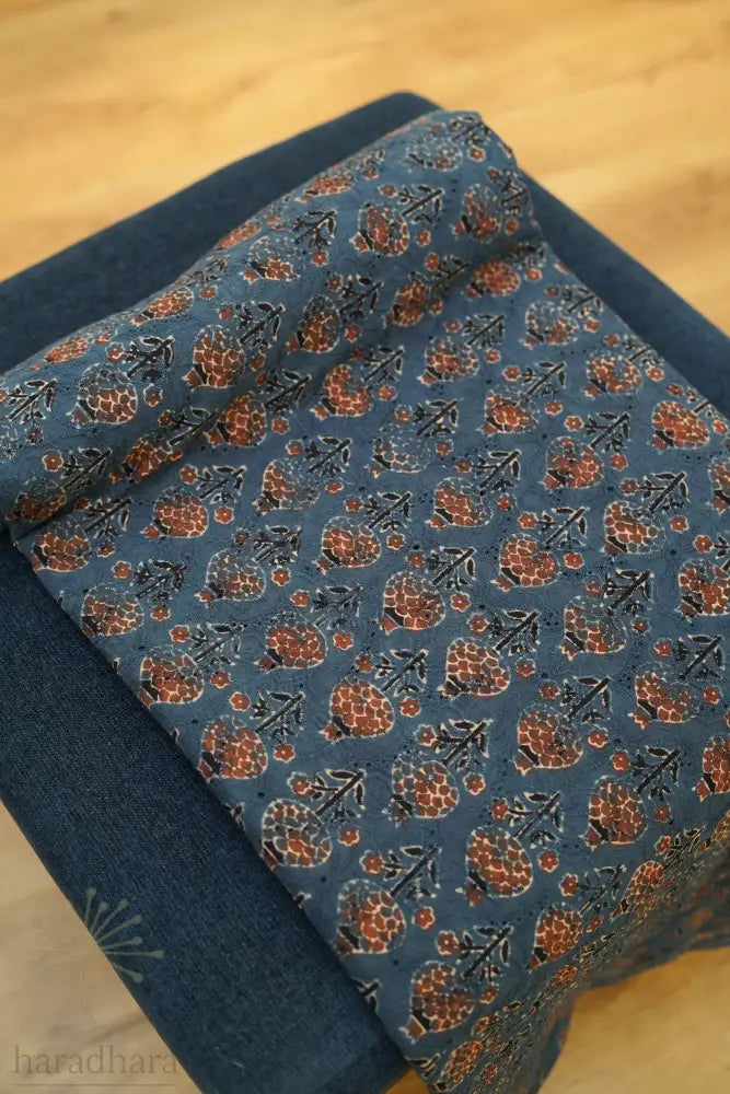 Indigo Anar Ajrakh Hakoba Fabrics