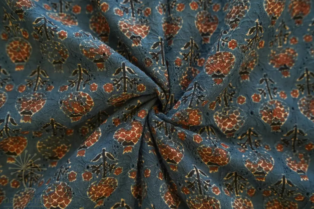 Indigo Anar Ajrakh Hakoba Fabrics