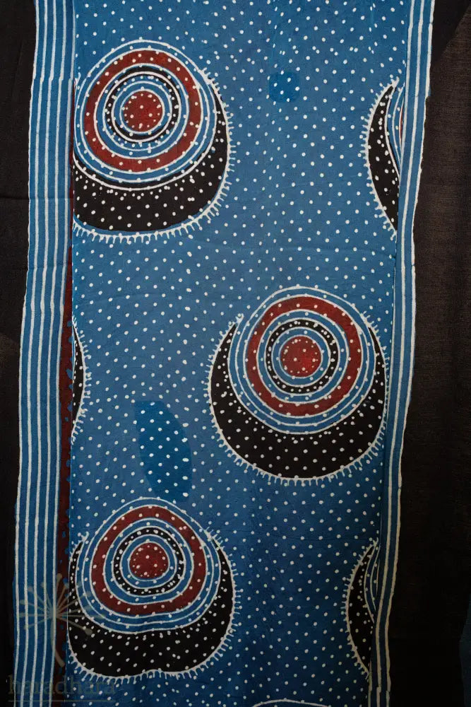 Indigo Orbit Modal Silk Kurtas