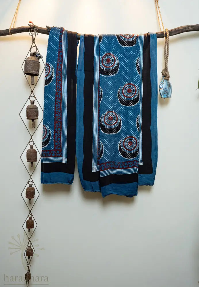 Indigo Orbit Modal Silk Kurtas