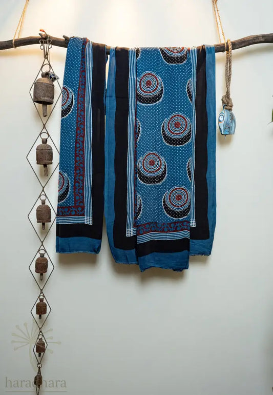 Indigo Orbit Modal Silk Kurtas