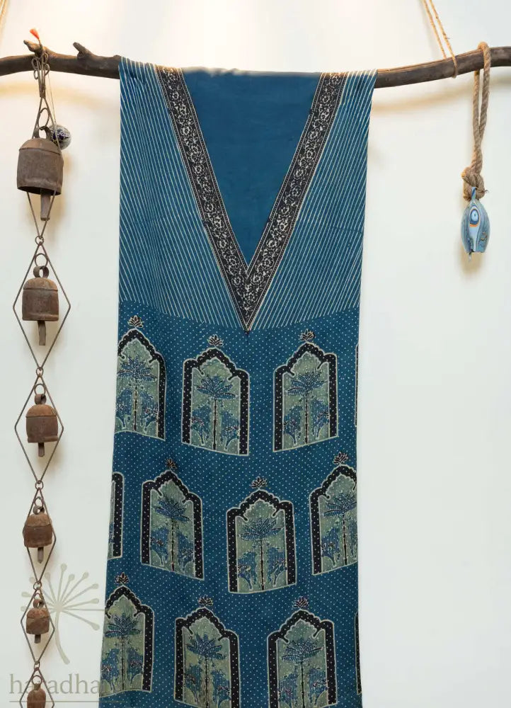 Indigo Sanctum 2.5 metres / 44 inches Modal Silk Kurtas