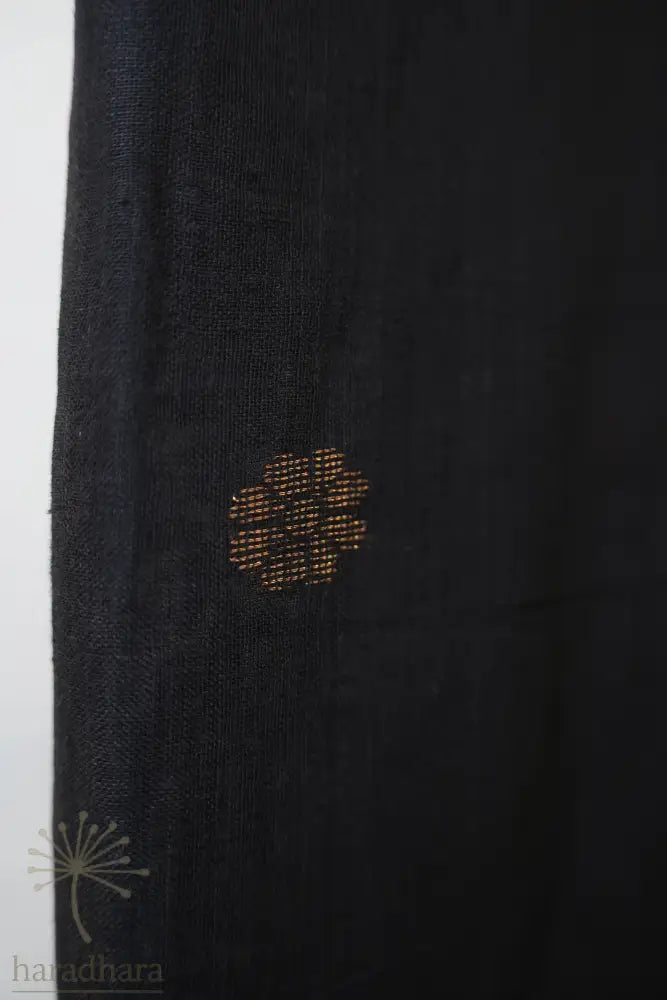 Midnight Constellations Linen Jamdani
