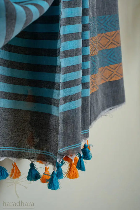Mist n Marigold Cotton Jamdani