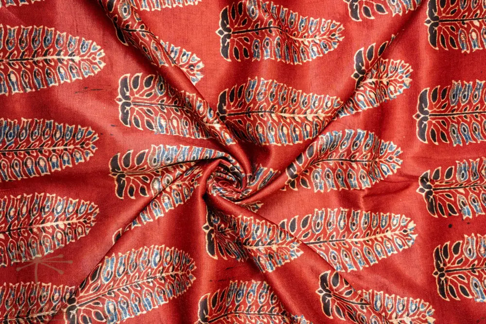 Regal Maroon Mashru Silk Fabrics