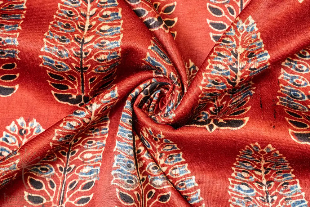 Regal Maroon Mashru Silk Fabrics