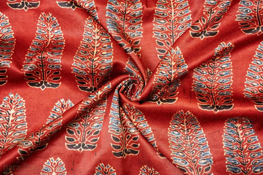 Regal Maroon Mashru Silk Fabrics