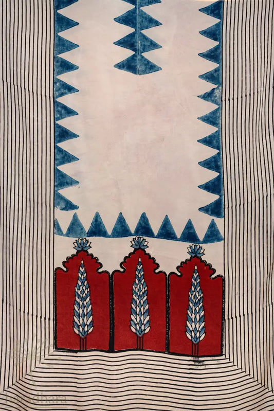 Roots and Geometry 44 inches / 2.5 Metres Modal Silk Kurtas
