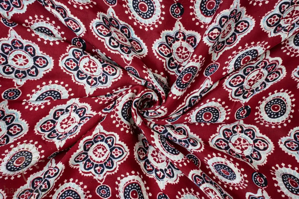 Ruby Bloom Modal Silk Fabrics