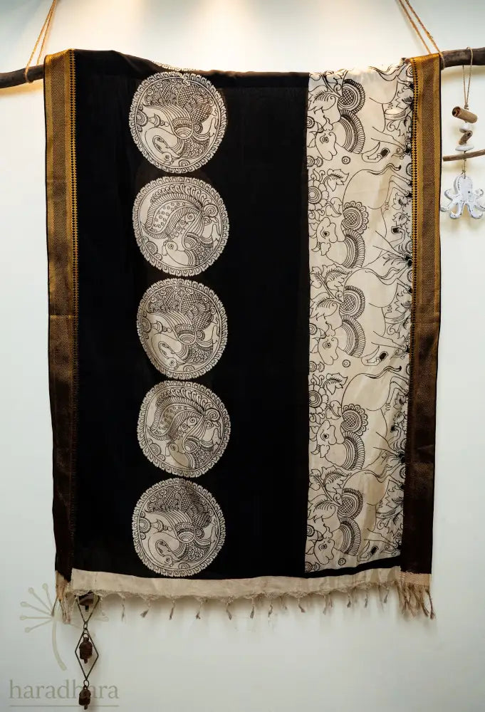 Sacred Strokes Kalamkari Dupattas