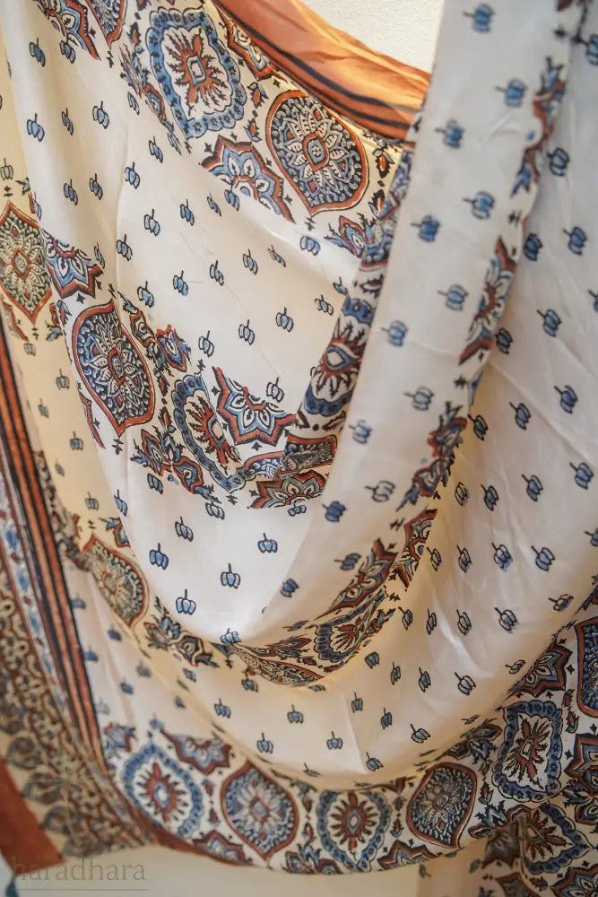 Shades of Stone Ajrakh Dupattas