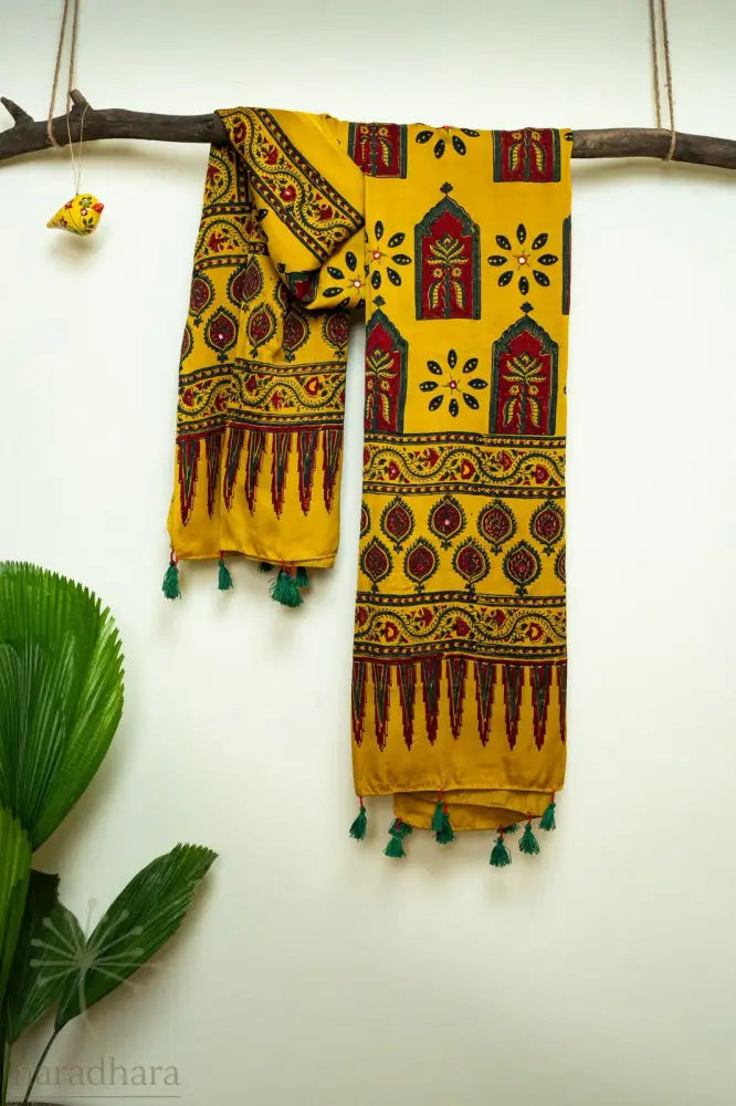 Shrinagar Ajrakh Dupattas