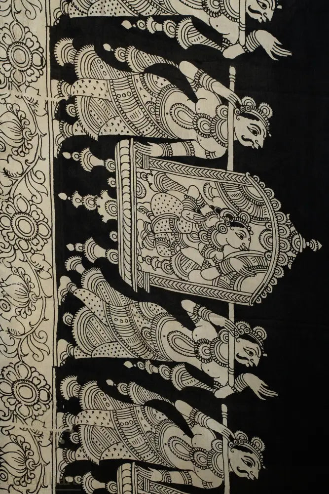 The Bridal Journey Kalamkari Dupattas