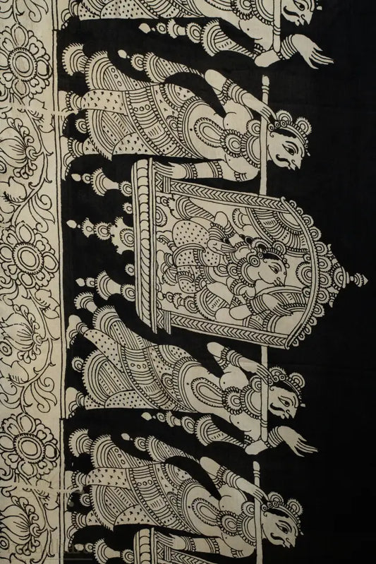 The Bridal Journey Kalamkari Dupattas