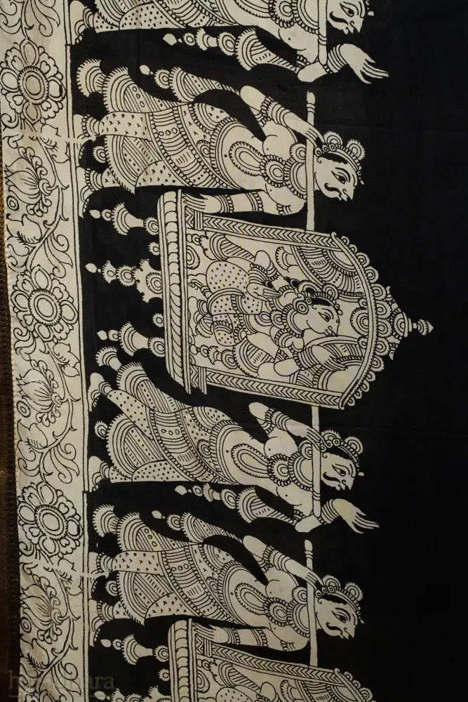 The Bridal Journey Kalamkari Dupattas
