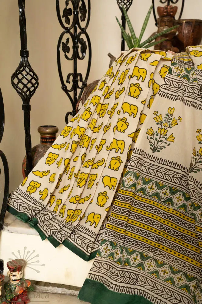 The Yellow Parade Cotton Sarees