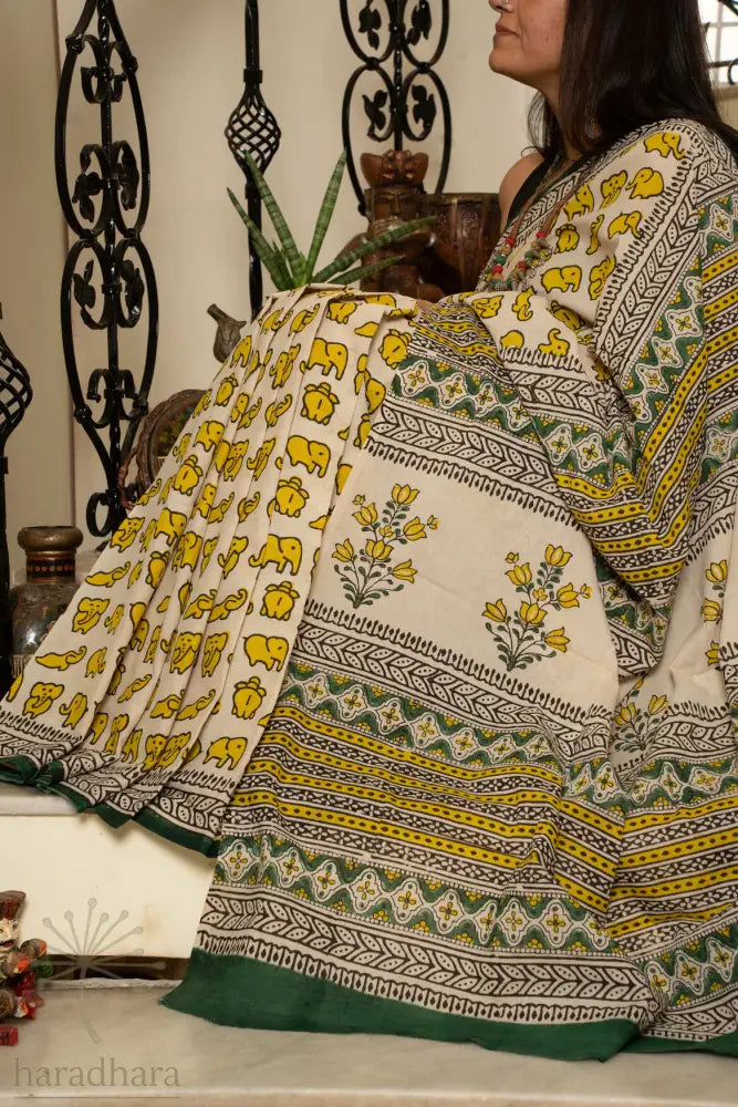 The Yellow Parade Cotton Sarees