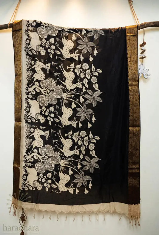 Wild Grace Kalamkari Dupattas
