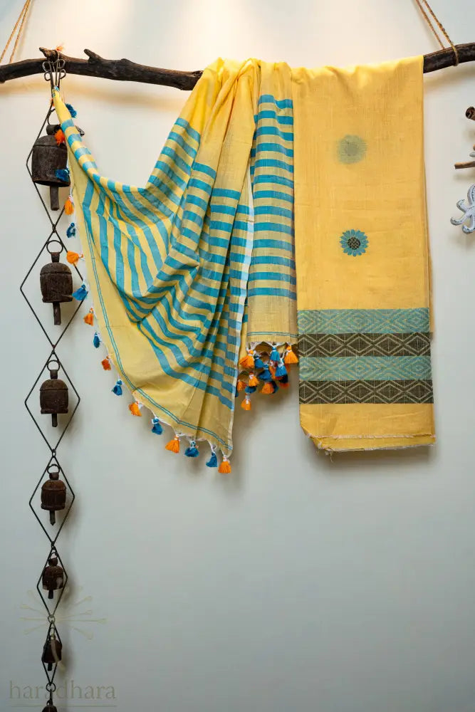 Woven Sunshine Cotton Jamdani