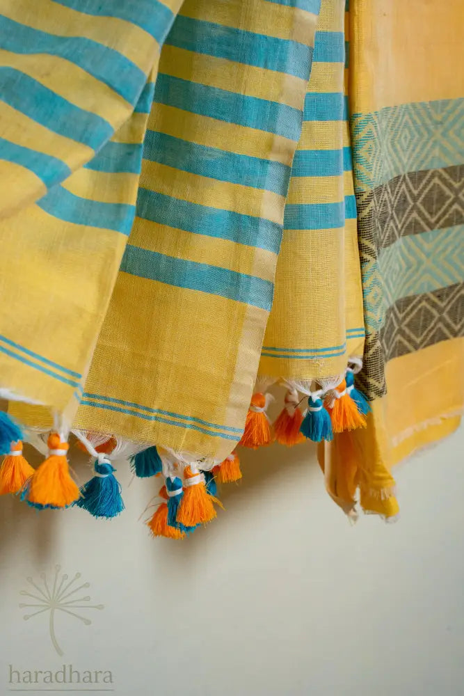 Woven Sunshine Cotton Jamdani