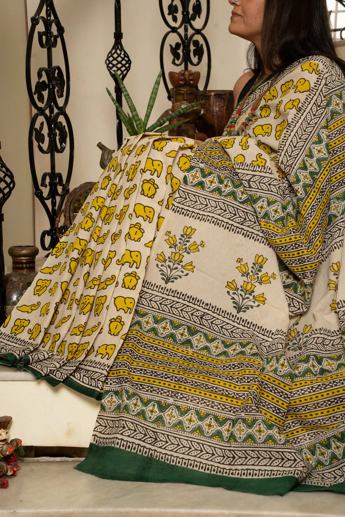 The Yellow Parade Cotton Sarees