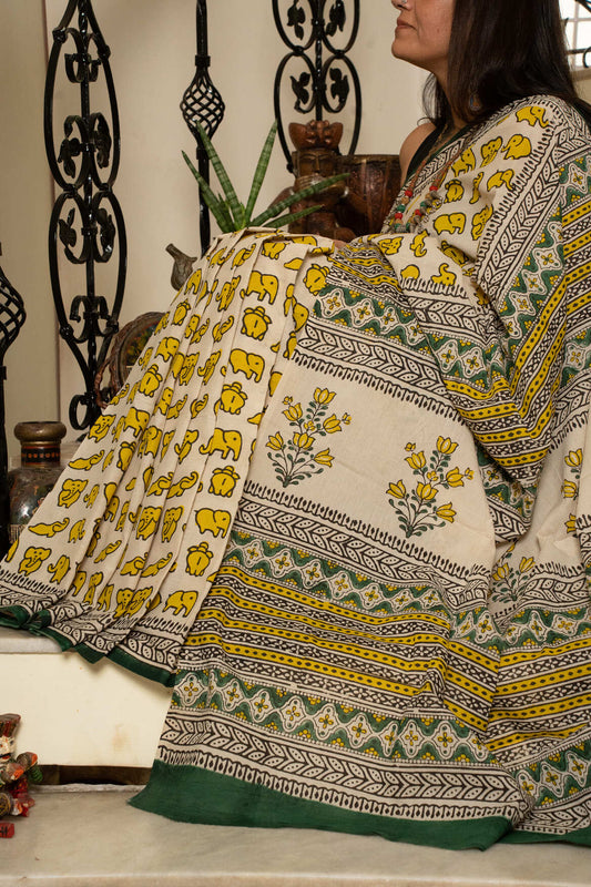 The Yellow Parade Cotton Sarees